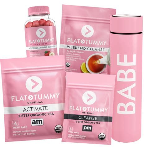 Flat Tummy Beat the Bloat Bundle: Digestive Health & Detox