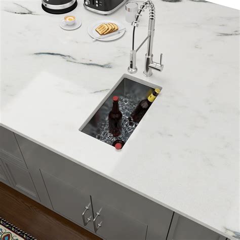 Snapklik.com : Undermount Bar Sink 10 X 18 Stainless Steel Sink 16 ...