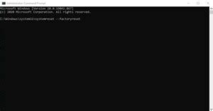 Image result for Reset Computer Using Cmd