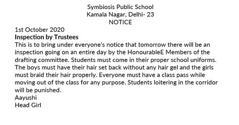 Overview - How to Write Notice - English Grammar Advanced - Class 10 ...