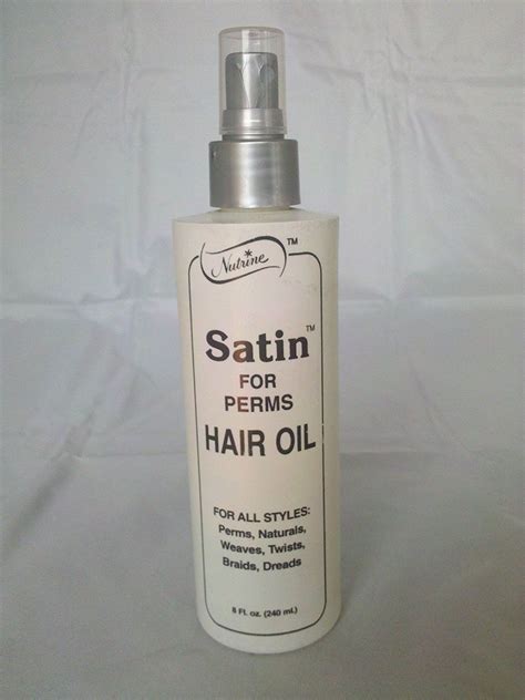 Nutrine Satin Hair Oil 8 fl oz | Hair oil, Scalp treatment, Oils