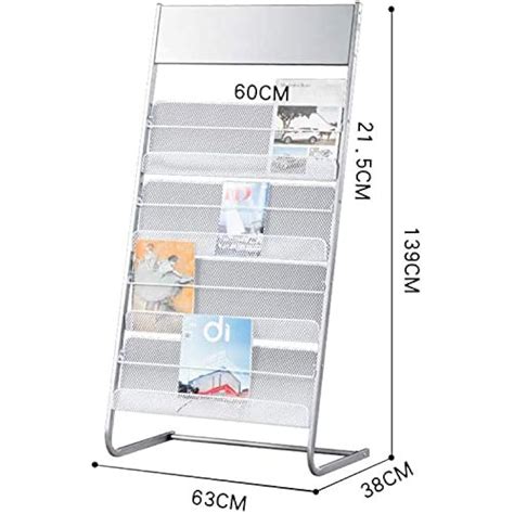GENMO Floor-Standing Magazine Rack, Carbon Iron India | Ubuy