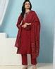 Buy Red Kurta Suit Sets for Women by NAYAM BY LAKSHITA Online | Ajio.com