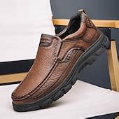 Men's Casual Slip-On Loafers – Lightweight Breathable Walking Shoes ...