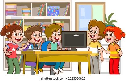 Kid On Computer Stock Image 的图像结果