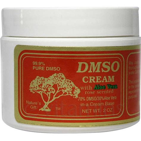 Buy DMSO Cream 70% DSMO, 30% Aloe Vera, Rose Scented, 2 OZ Online at ...