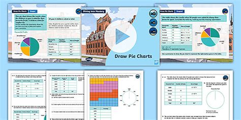 👉 Supports White Rose Maths Year 6 Draw Pie Charts