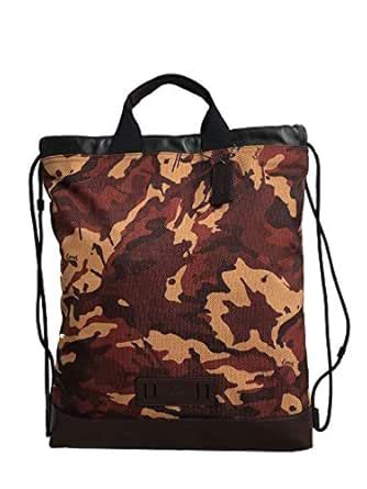 Buy Coach Men's Terrain Drawstring Slim Backpack Bag in QB Rust Camo ...