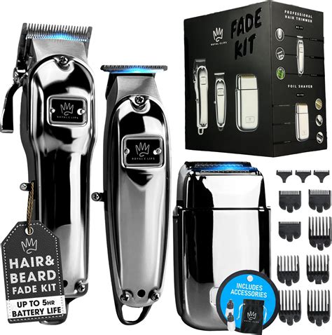 Amazon.com: Royal Clips Hair and Beard Fade Kit 2.0 – Professional ...