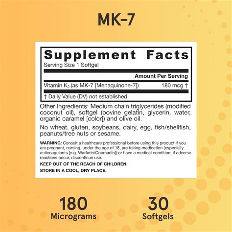 JarrowFormulas Jarrow Formulas® MK-7 180 mcg, Bioactive Form of India ...