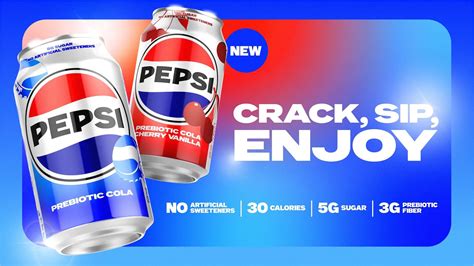 Pepsi Prebiotic Cola Announced For Early 2026 Release