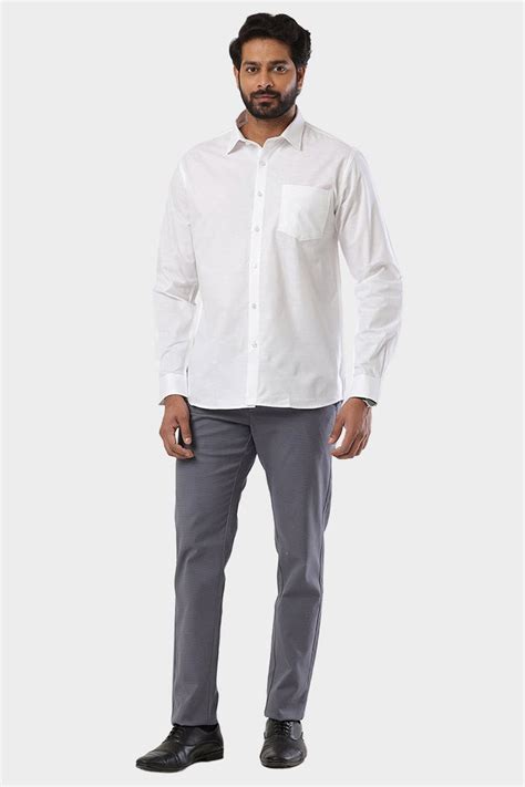 Amsler White Shirts | White Cotton Shirt | White shirt for Men – Uathayam