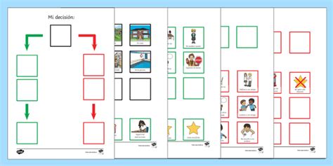 Mi decisión - tabla editable de comportamiento - Twinkl