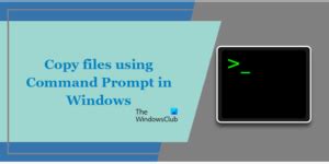 Image result for Windows Command Line Copy File