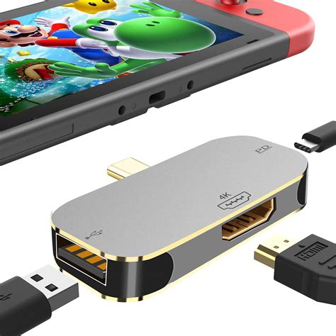 Buy USB C to HDMI Adapter for Nintendo Switch, 4k Type C to HDMI ...