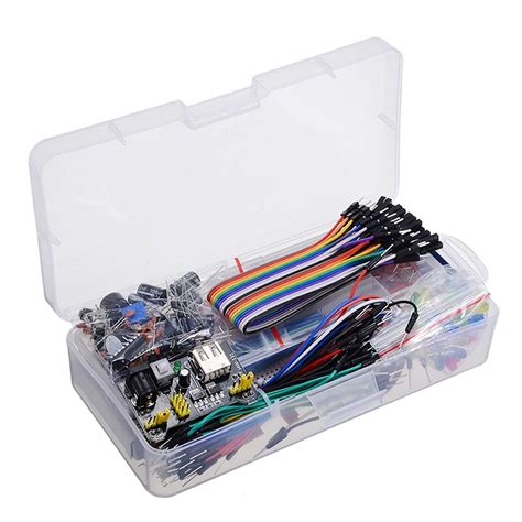 Buy Capacitor Electronics Component Basic Starter Kit With Breadboard ...