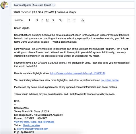 Recruiting Email Examples - Free Word Template