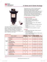 Cartridge filter housing - SuperFlex™ - Facet International - for ...