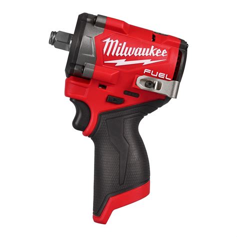 MILWAUKEE, 1/2 in Drive Size, 400 ft-lb Fastening Torque, Impact Wrench ...