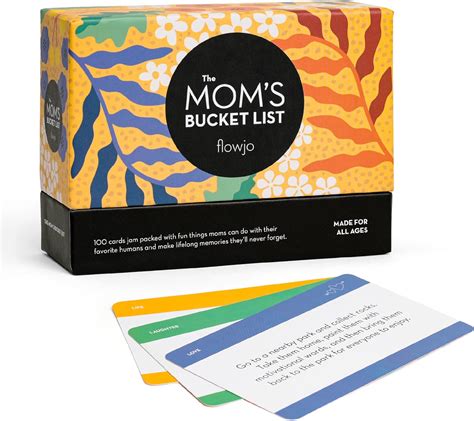 Buy Flowjo - The Mom's Bucket List Card Games: 100 Fun and Engaging ...