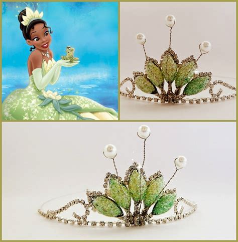 Princess and the Frog Tiara princess Tiana Tiaragreen | Etsy