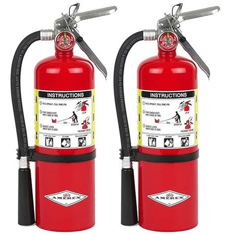 Amerex B500 ABC Dry Chemical Fire Extinguisher 2A-10 BC Rated, 5 lb ...