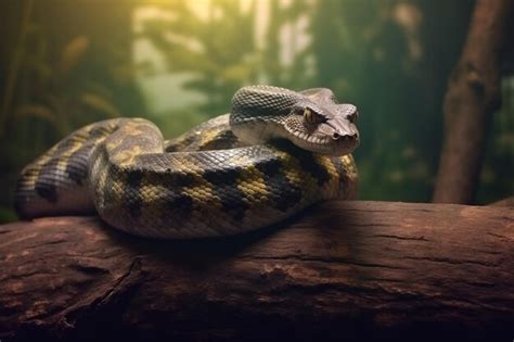 Image result for Reticulated Python On a Tree