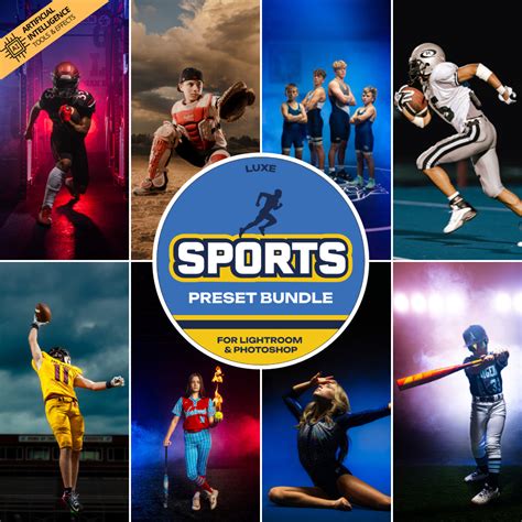 Luxe Lens Sports Preset Bundle (2 collections) for Lightroom ...