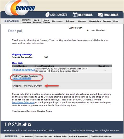 Image result for FedEx Tracking Number Example