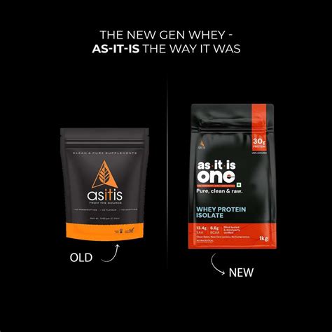 AS-IT-IS Nutrition ONE Isolate Whey Protein Price in India - Buy AS-IT ...