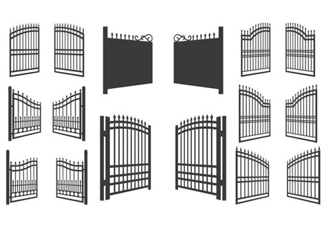 Image result for How to Draw Open Gate