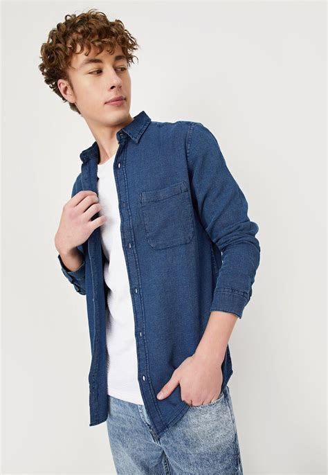 Buy Men Textured Slim Fit Shirt Online at just Rs. 1199.0 ...