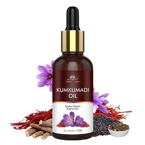INTIMIFY Kumkumadi Tailam For Face, Kumkumadi Face Oil For Glowing Skin ...