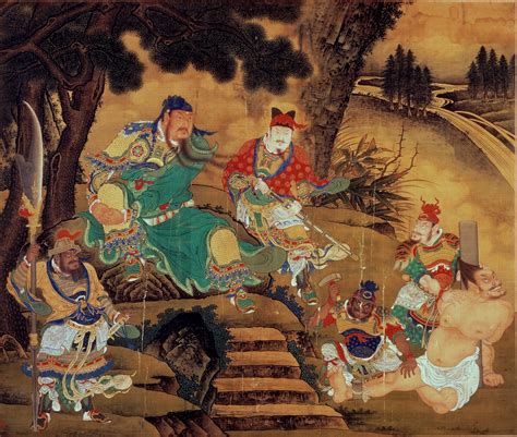 A Ming Dynasty illustration of Guan Yu capturing Pang De. | Guan yu ...