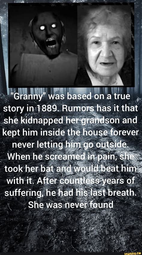 Is Granny The Game Based On A True Story