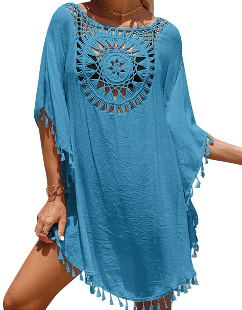 Plus Size Long Swimsuit Cover Up for Women, Boho Style, Shermie Hand ...