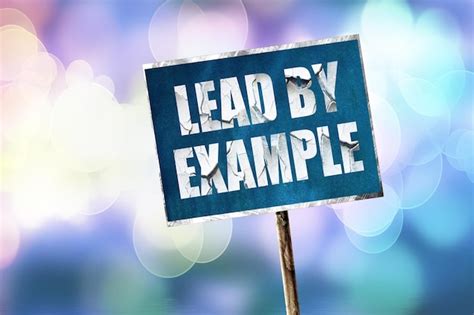Image result for Lead by Example Images