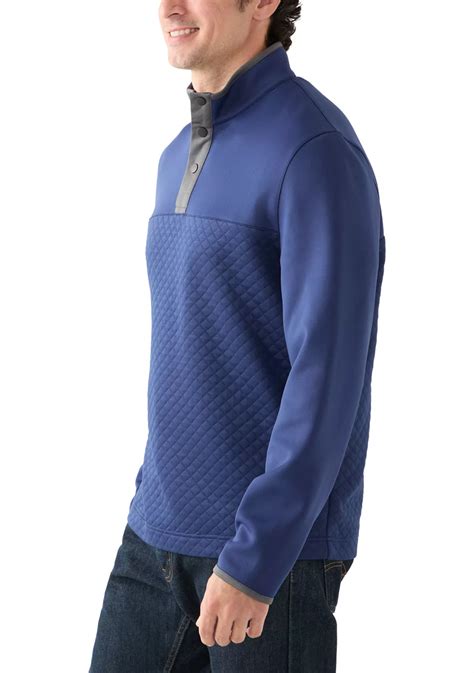 Southern Proper Men's Colorblock Quilted Pullover | Belk