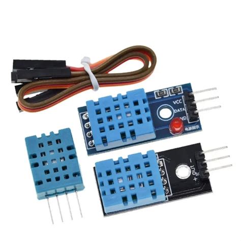 Image result for DHT11 Temperature and Humidity Sensor