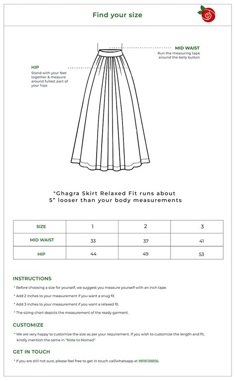 Size Charts