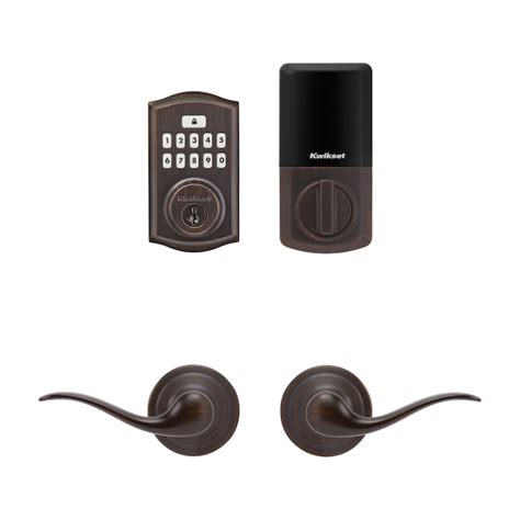 Kwikset SmartCode Deadbolts Touchpad Venetian Bronze Electronic ...