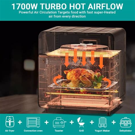 LEPL LAF526 Crispify Air Fryer Oven 14 L,1700 W, 16 Preset Programs| R ...