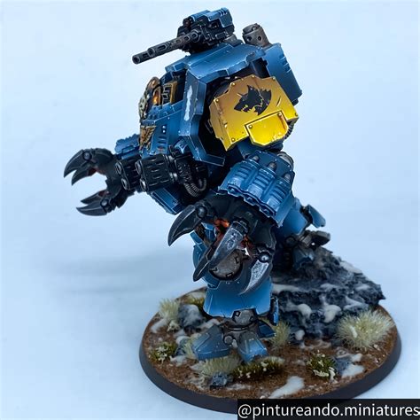 Space Wolves Brutalis Dreadnought finished! : r/Warhammer40k