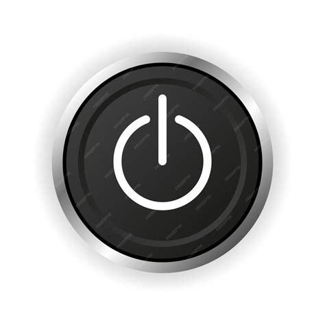 Power button icon. button in flat style. | Premium Vector