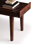 Buy Elmer Brown Solid Wood Two Seater Bench Online At Durian