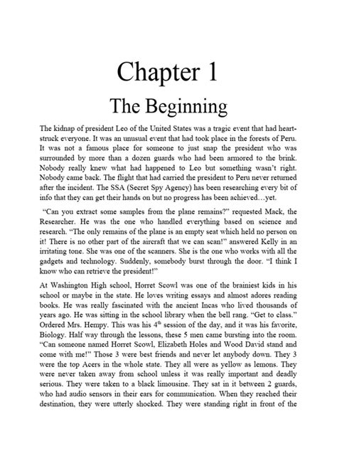 Chapter Number One 的图像结果