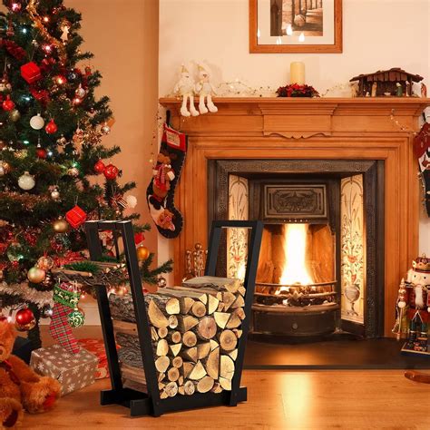 Girapow Firewood Rack Log Holder, 20 Inch Metal Fire Wood India | Ubuy