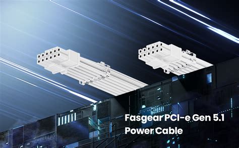 Fasgear 16pin GPU Power Cable - 70cm PCI-e 5.0 12VHPWR 600W 12+4 Male ...