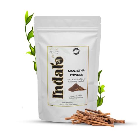 Indalo Manjistha Powder for Face and Hair Fall Control | Manjistha ...