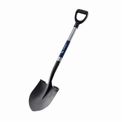MUJO Gardening Shovel with Cushioned D Grip Heavy Duty Garden Spade ...